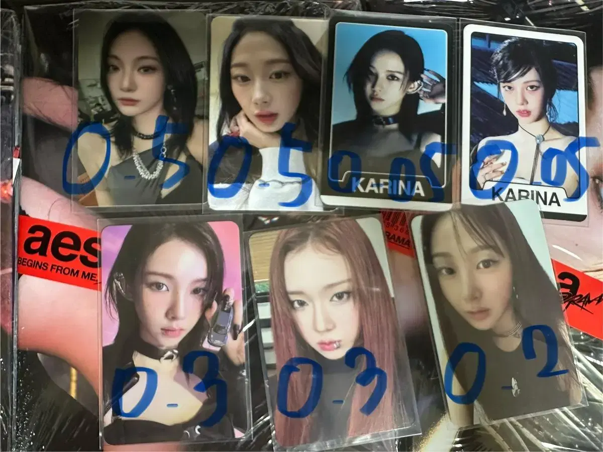 aespa drama photocard wts