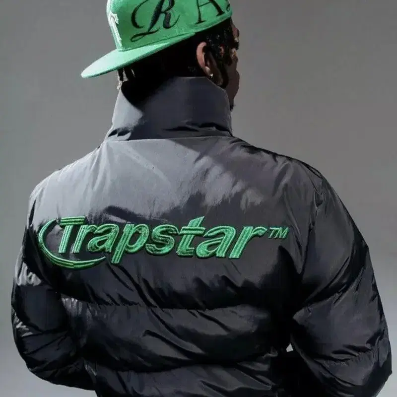 trapstar 패딩 하이퍼드라이브 그린