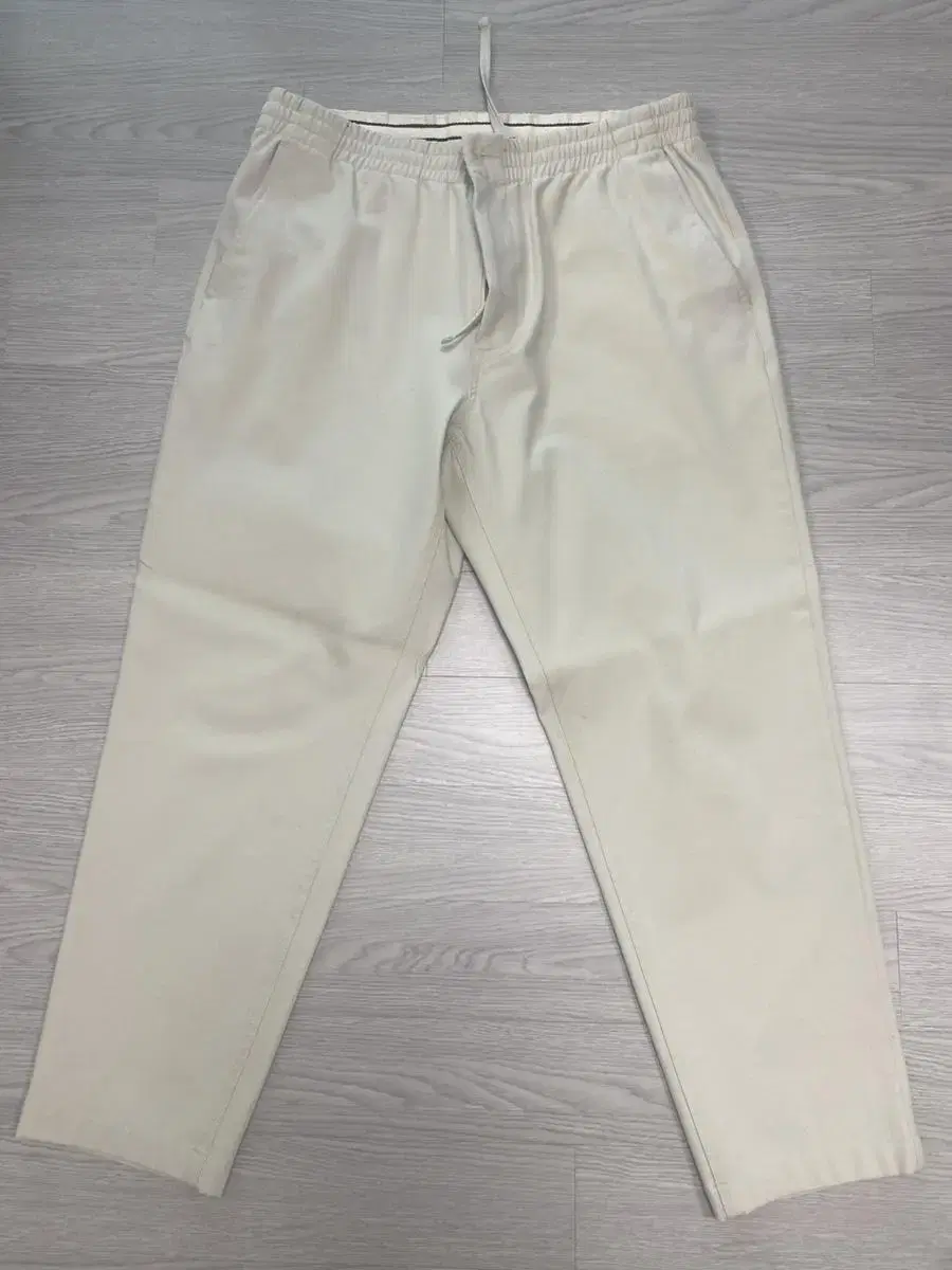 Beanpole beige cotton pants size 86 sell at a good price^^.