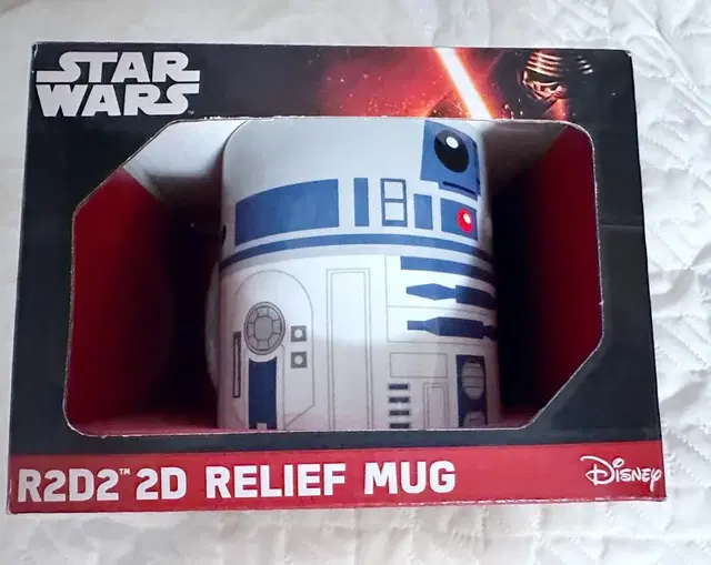 스타워즈 R2D2 2D relief Mug 머그컵 팝니다