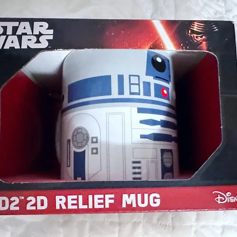 [미개봉] 스타워즈 R2D2 2D relief Mug 머그컵 팝니다