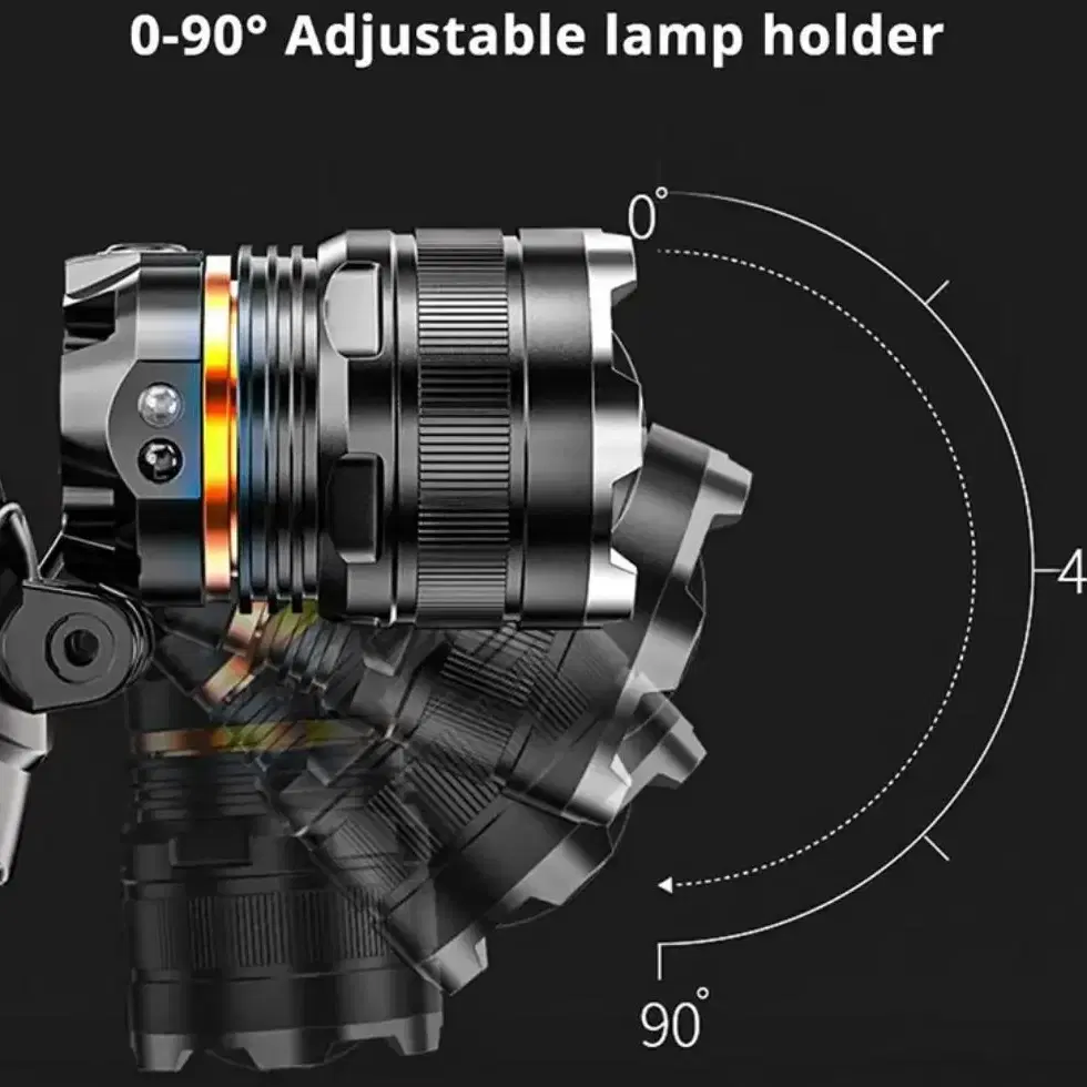 헤드센서랜턴 3개