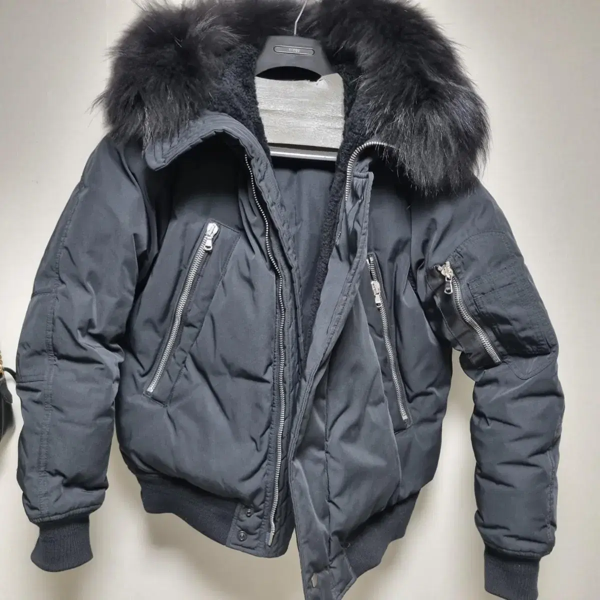 Time Homme MA-1 Raccoonfer Goose Padding