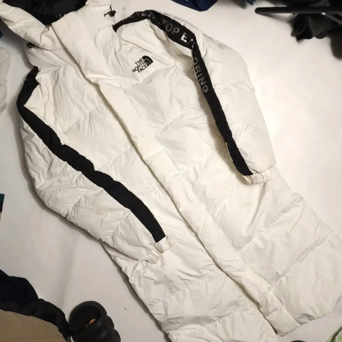 The North Face Long Puffer White 95