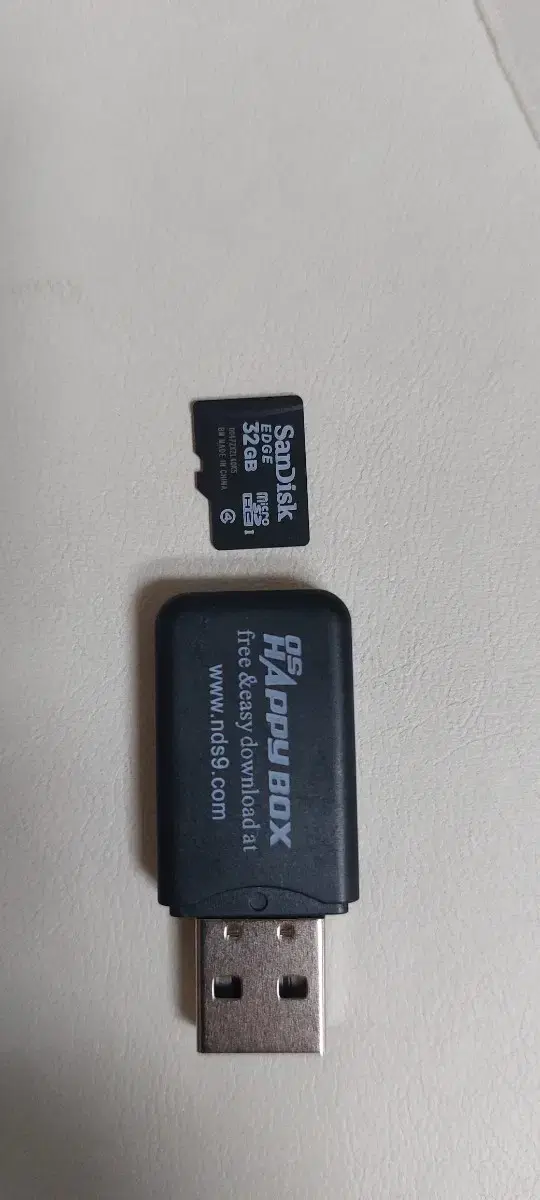 마이크로SD 32GB  t-flash 리더기.  RS232U20케이블