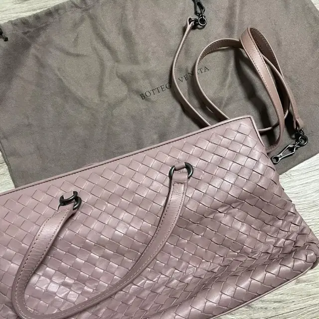 BOTTEGA VENETA 보테가베네타 인트레치아토 더블지퍼 투웨이 백