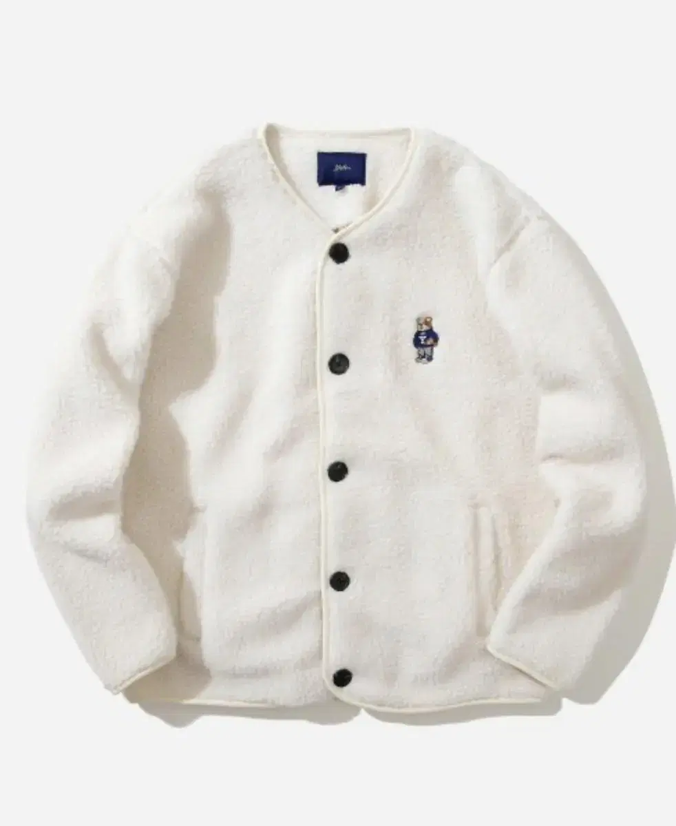 Yale fleece jacket ivory 예일 플리스 재킷 아이보리