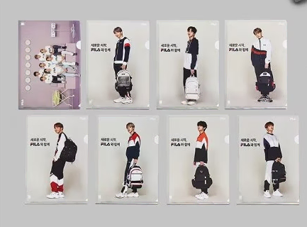 BTS GO FILA GO BTS L-Holder Set (8 pieces)