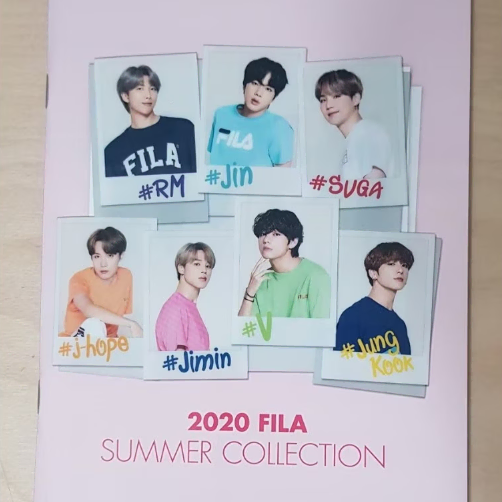 BTS FILA 포토북 STIKERS COLORFUL SUMMER