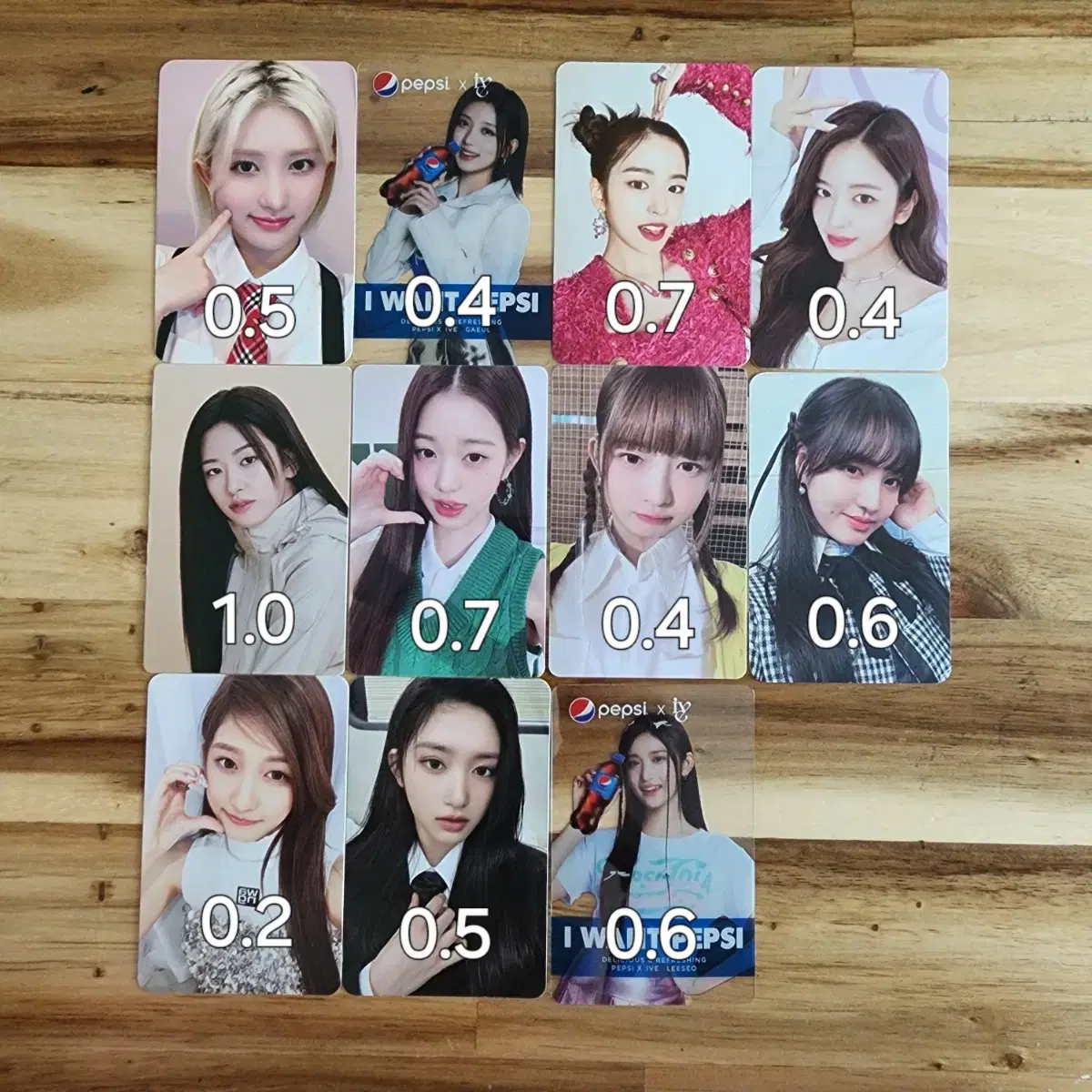 ive official album md unreleased photocard photocard