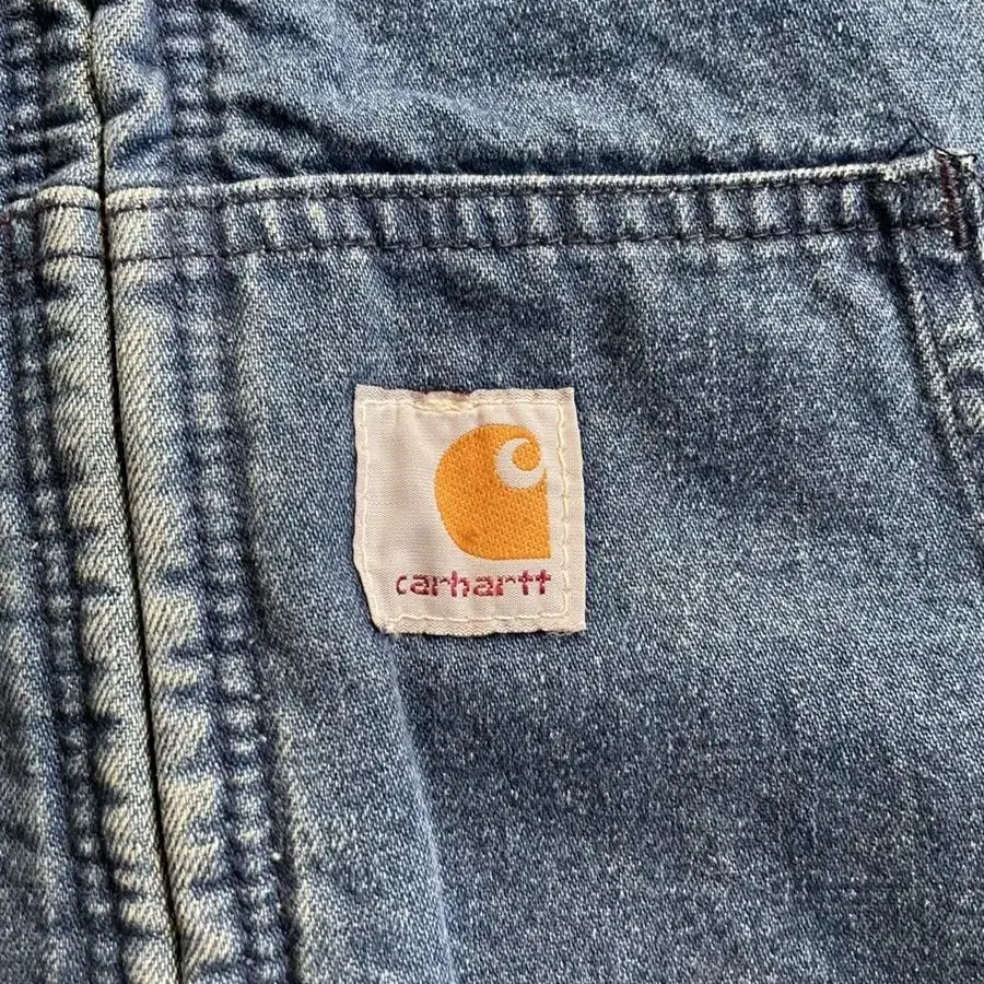 Carhartt 칼하트 데님 액티브 후드 자켓