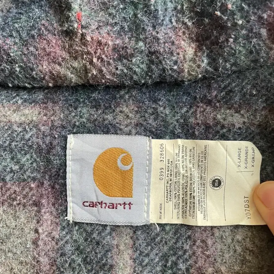 Carhartt 칼하트 데님 액티브 후드 자켓