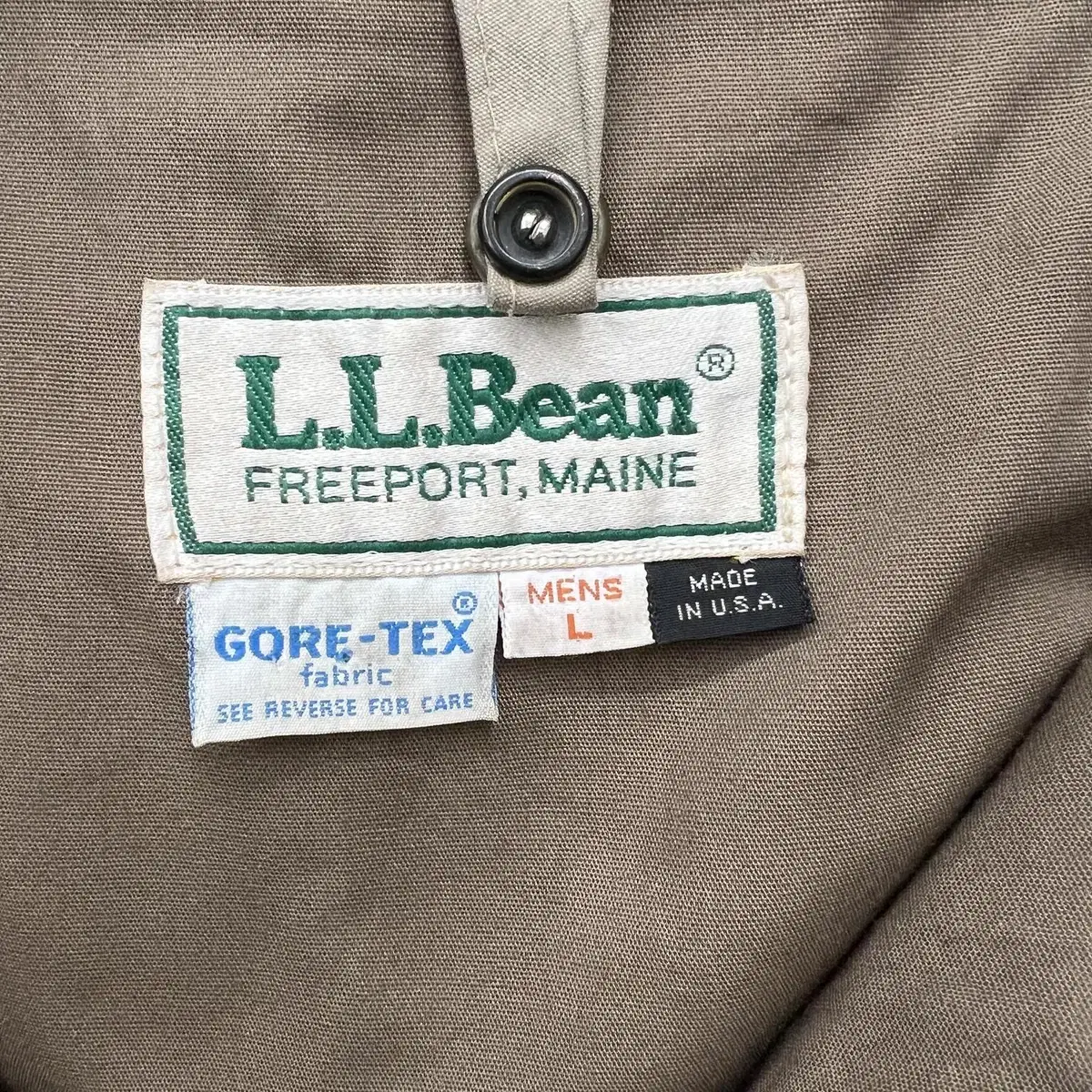 빈티지 L.L.BEAN (Made in USA) 고어텍스 카모 자켓