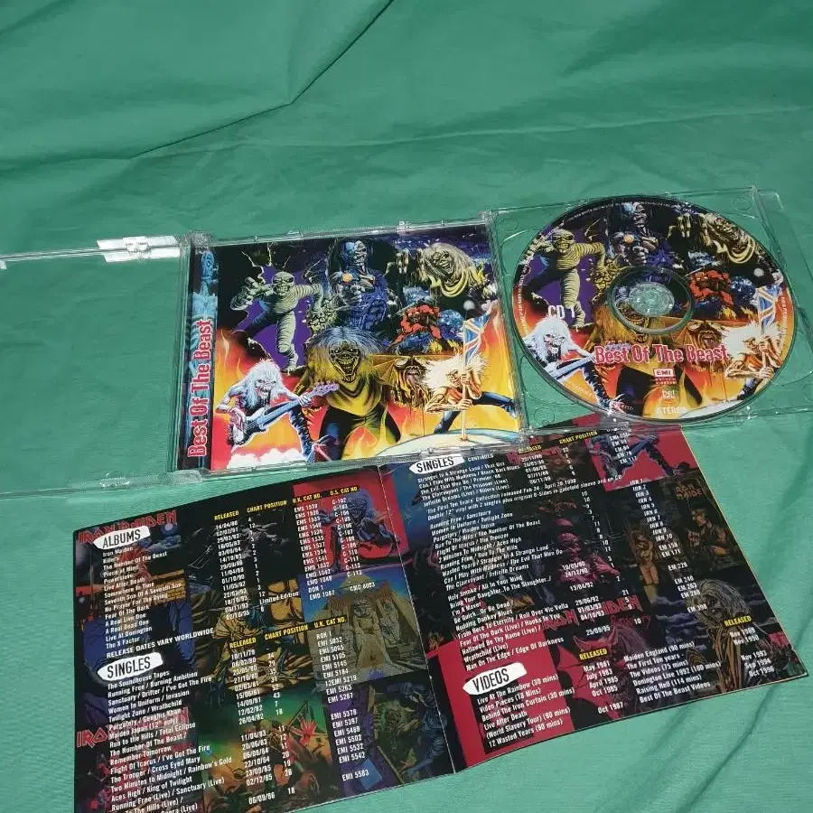 IRONMAIDEN아이언메이든 베스드앨범 2CD.베스트오브비스트