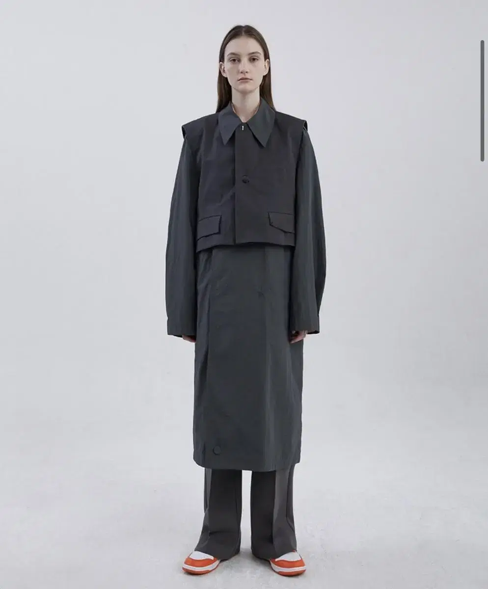 [A2] 아더에러 combine trench coat charcoal