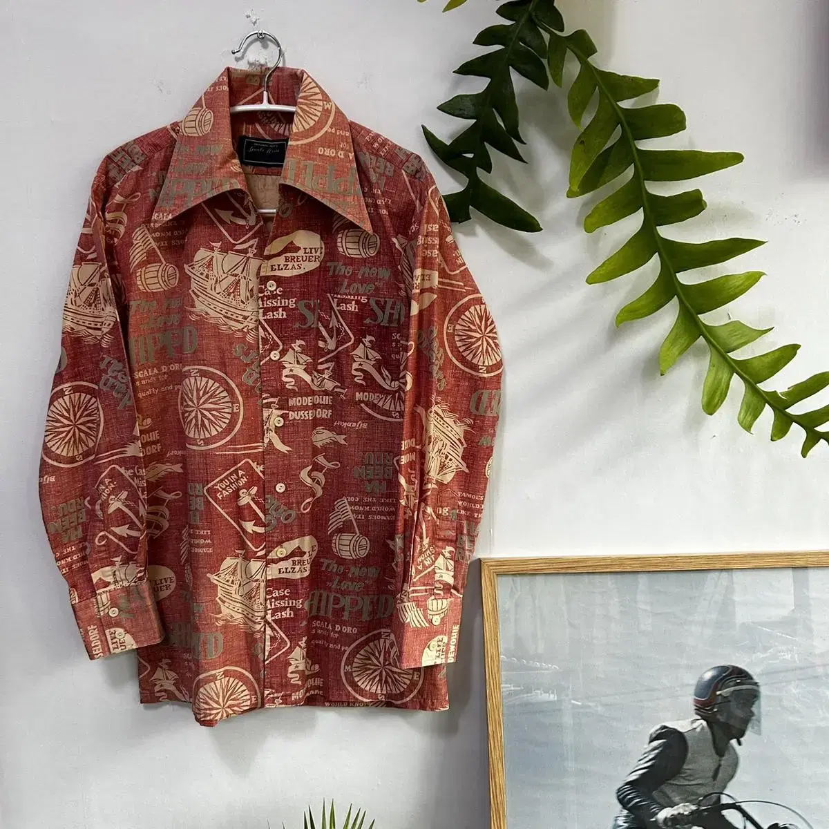 80s bloo Mountain Aloha Vintage Shirt M