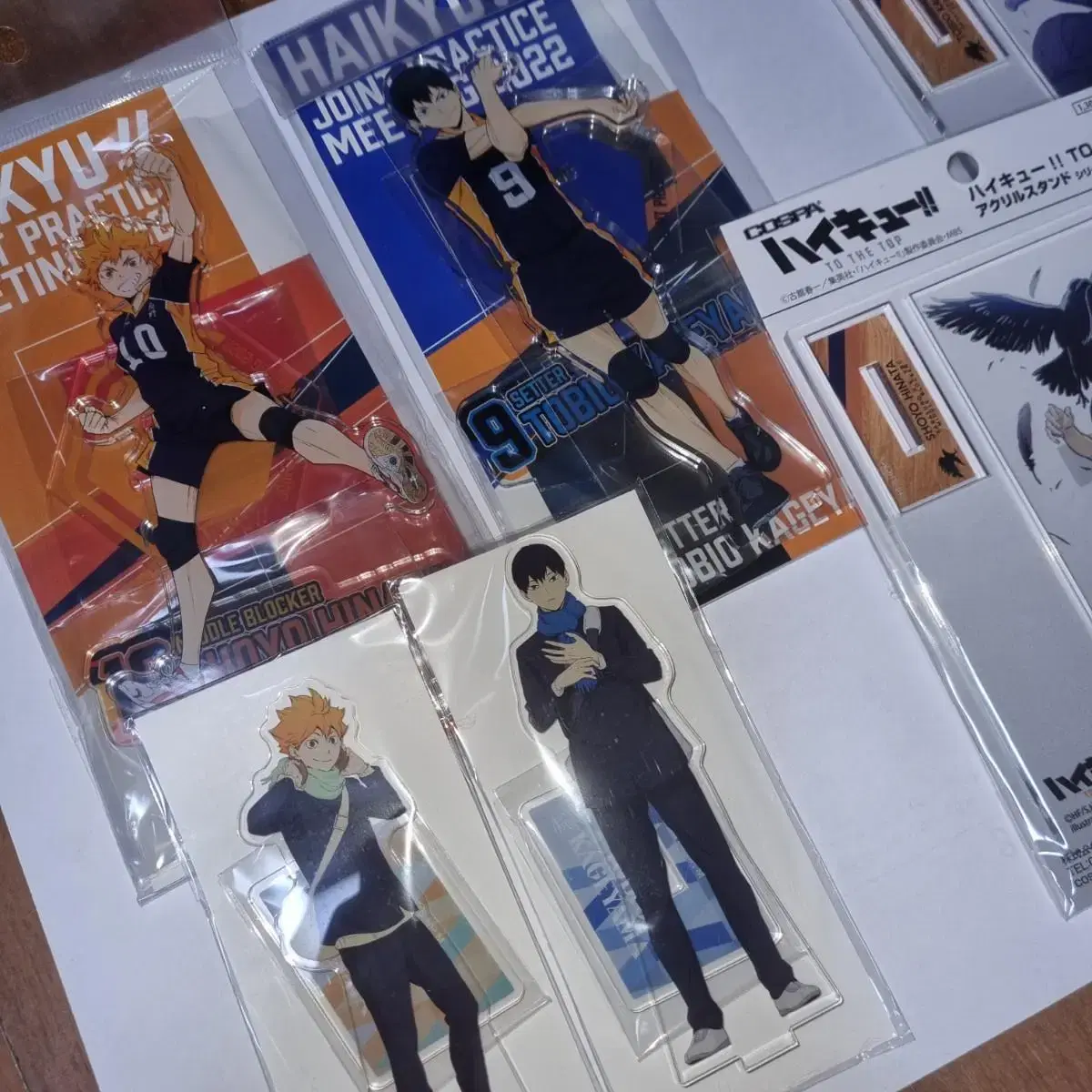 Haikyuu Kageyama hinata acrylic Goods Barefoot Joint Shop