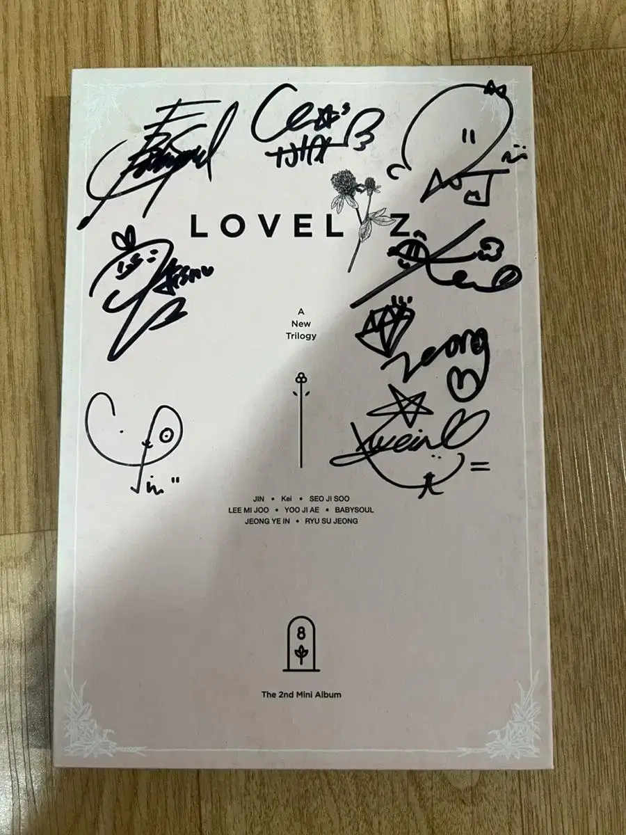 Lovelyz Lovelyz handwritten sign album