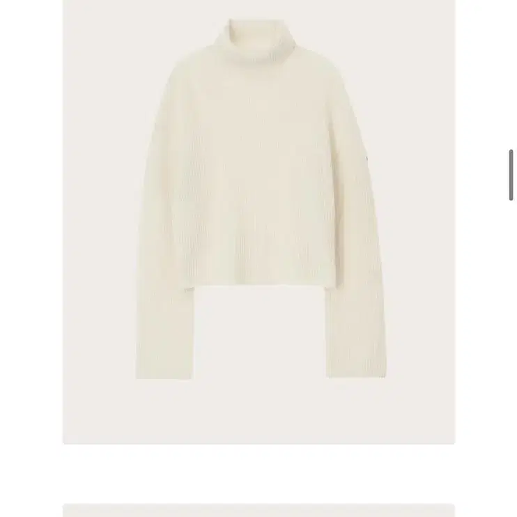 포유온 Suri Turtleneck Sweater (Cream) 니트