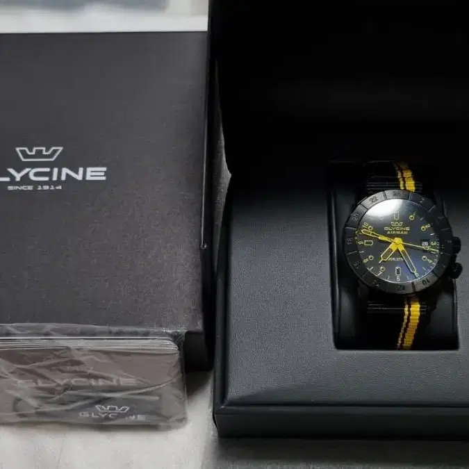 [GLYCINE] 글라이신 에어맨 월드타이머 시계 (새상품)