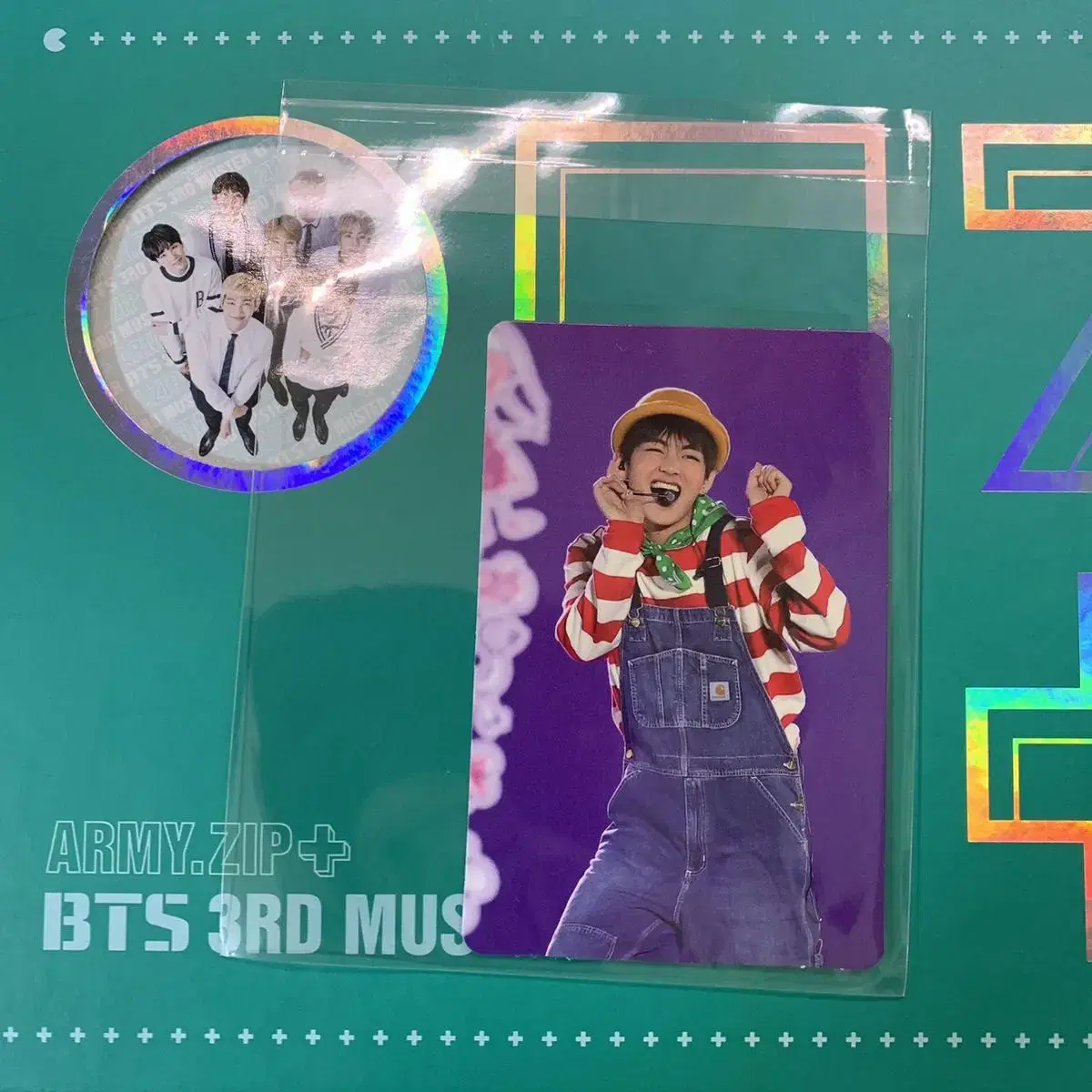 BTS Mustache 3rd DVD Musamter dvd Taehyung photocard Pulbak