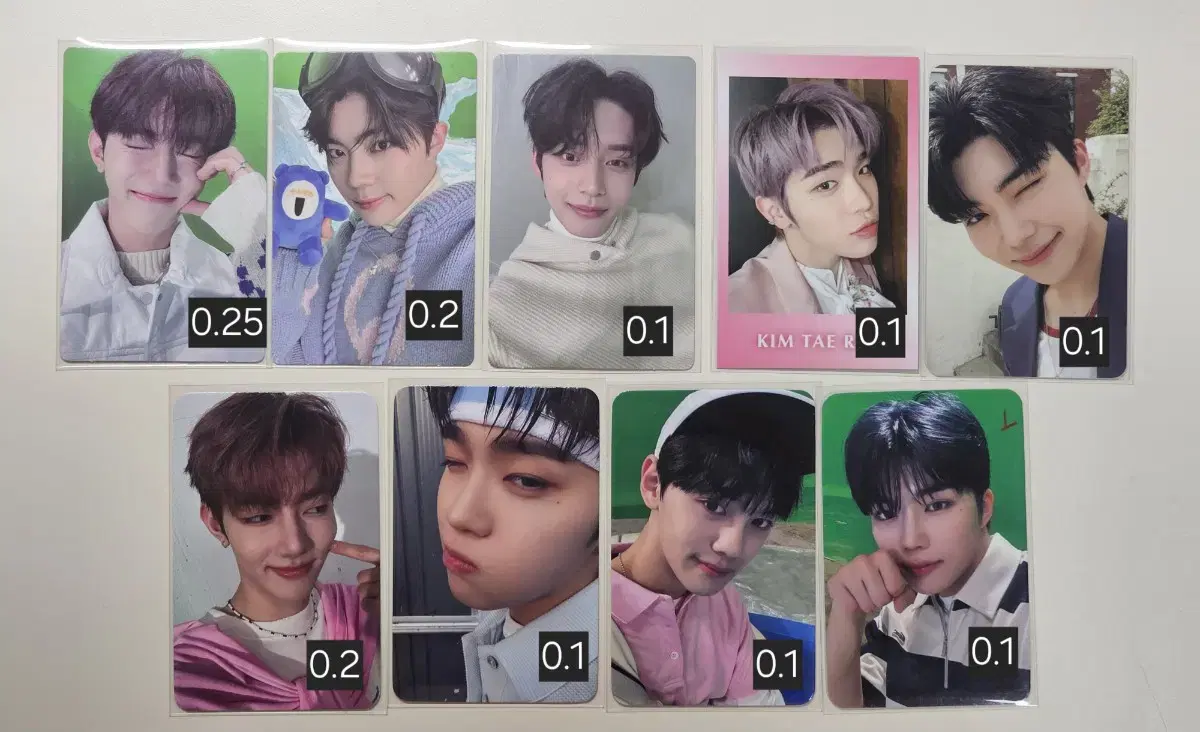 Zerobaseone zb1 kim jiwoong zhang hao park gunwook m2u photocard WTS