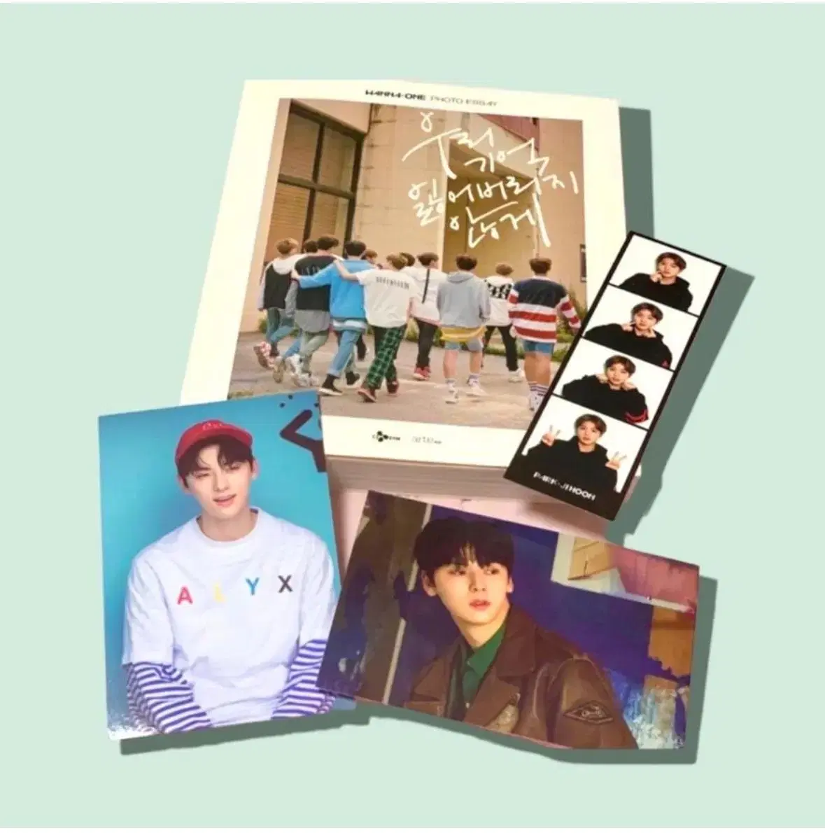 Wanna One Photo Essay (Photocard Hwang Minhyun, Park Jihoon)