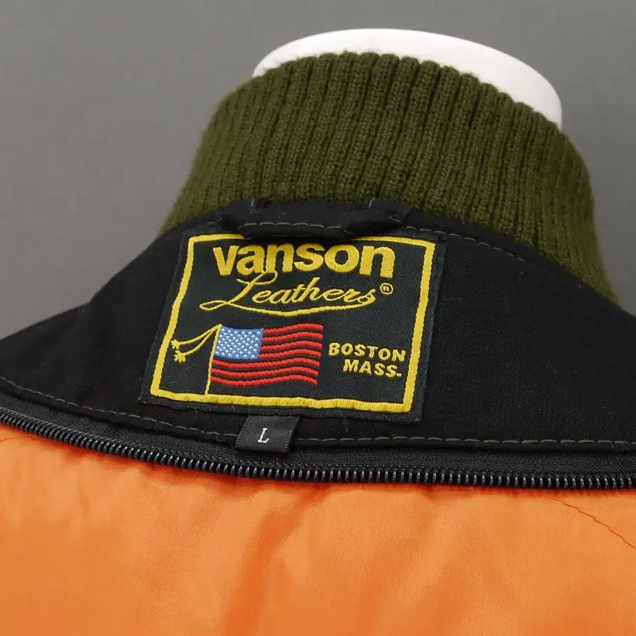 VANSON 16's 밴슨 코튼 A-1블루종 클래식라이더 자켓 L 100