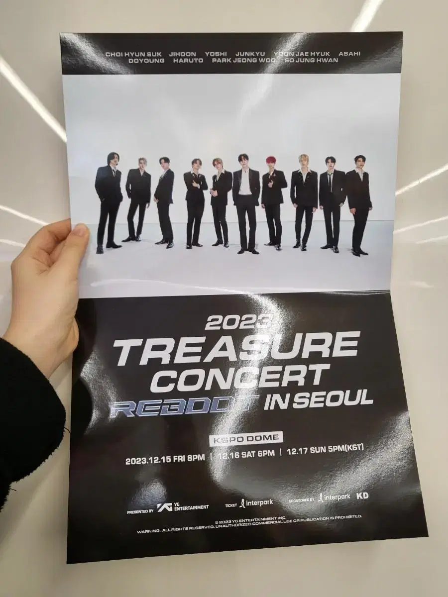 2023 treasure concert poster