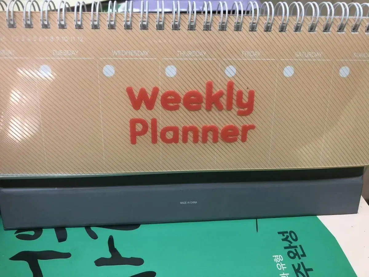 Daiso weekly Planner Sagger