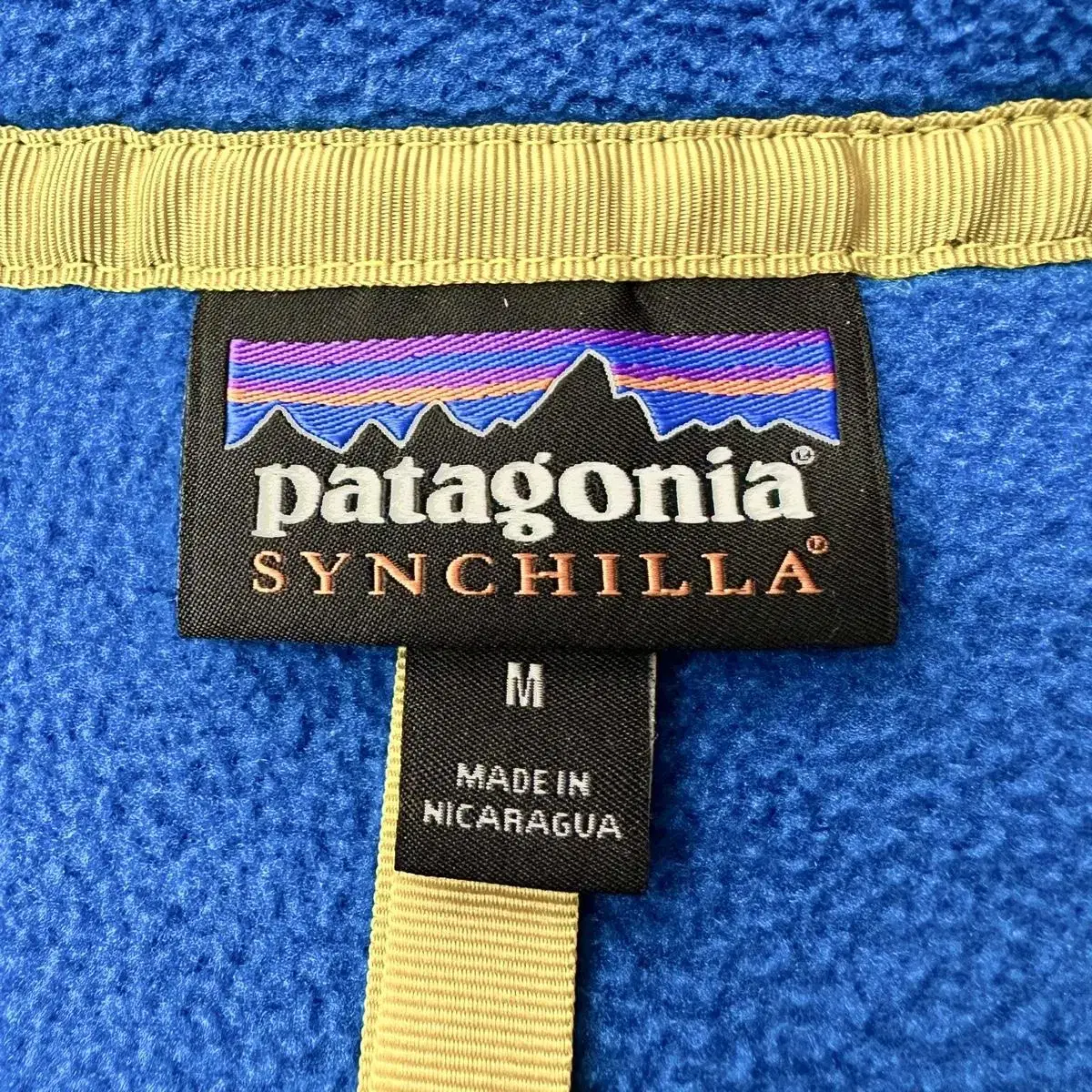 Patagonia 파타고니아 신칠라 딥블루 플리스 아노락