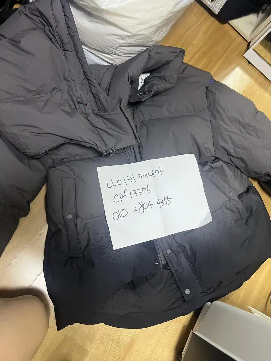 L]Zara x Adderall Oversized Padded Gray Adderall