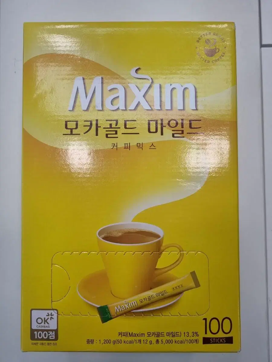 맥심 모카골드 마일드 100t