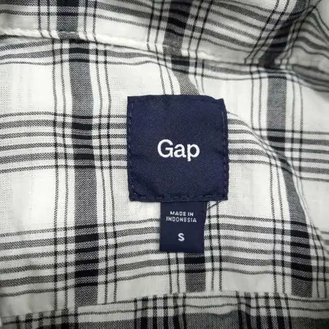 Z0901 GAP 봄가을 체크셔츠 캐주얼 남방 (남자S)