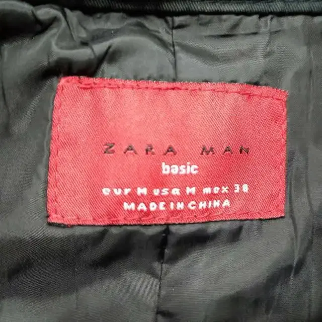 Z1114 자라맨 베이직 풀집업 블랙자켓 (남M) ZARA MAN