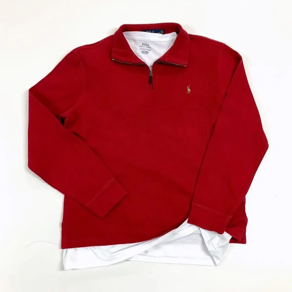 [XL]Polo Red Half Zip CK6320