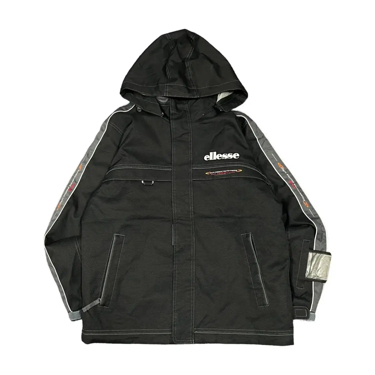 Eletse Black Windbreaker L