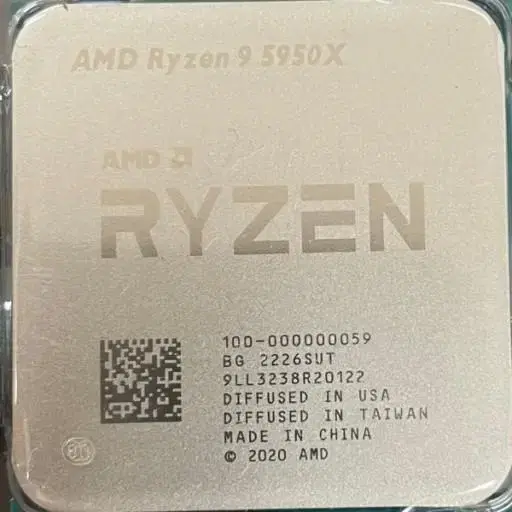 AMD CPU 5950X CPU 팝니다