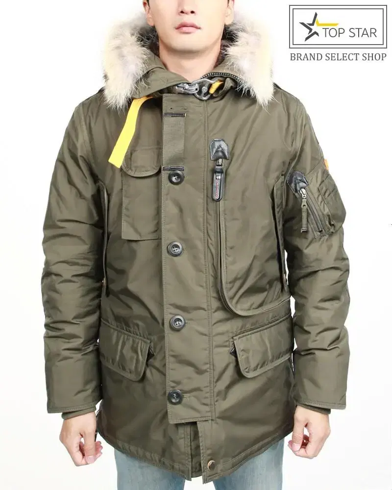 Parajumpers Men's Kodiak Padded Jacket Khaki XS