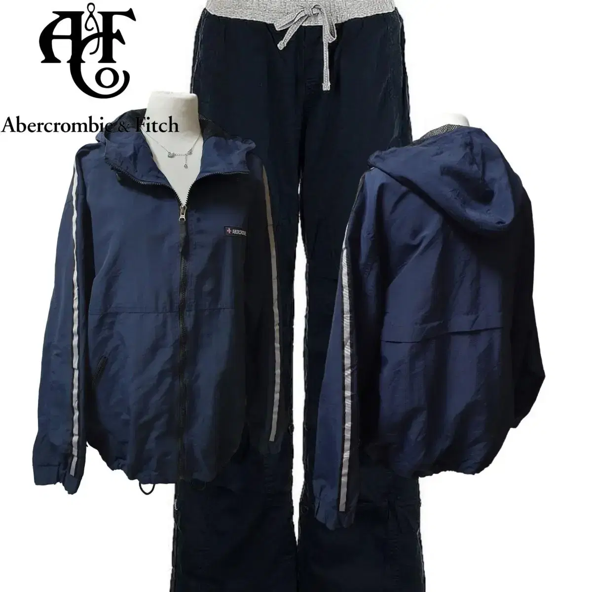 Abercrombie sporty hoodie zip-up