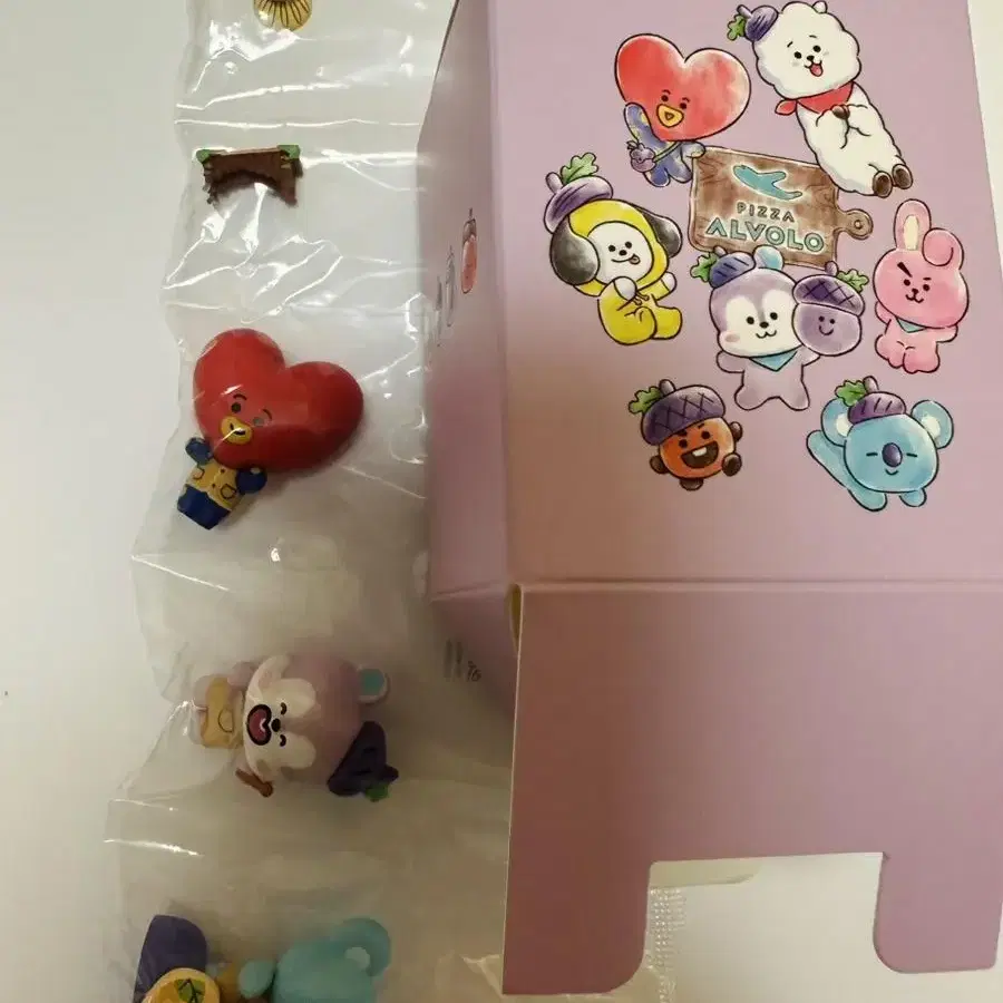 피자알볼로 bt21 무드등 쿠키 코야 치미 타타 망이 슈키 알제이