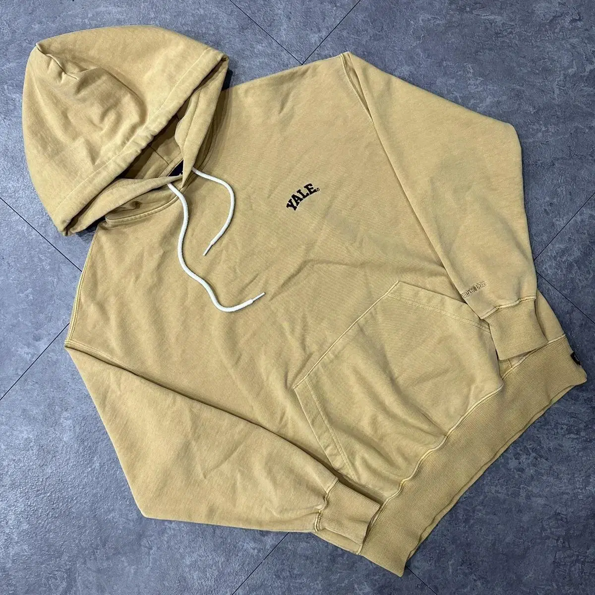 Yale Small Logo Sidetab Hoodie