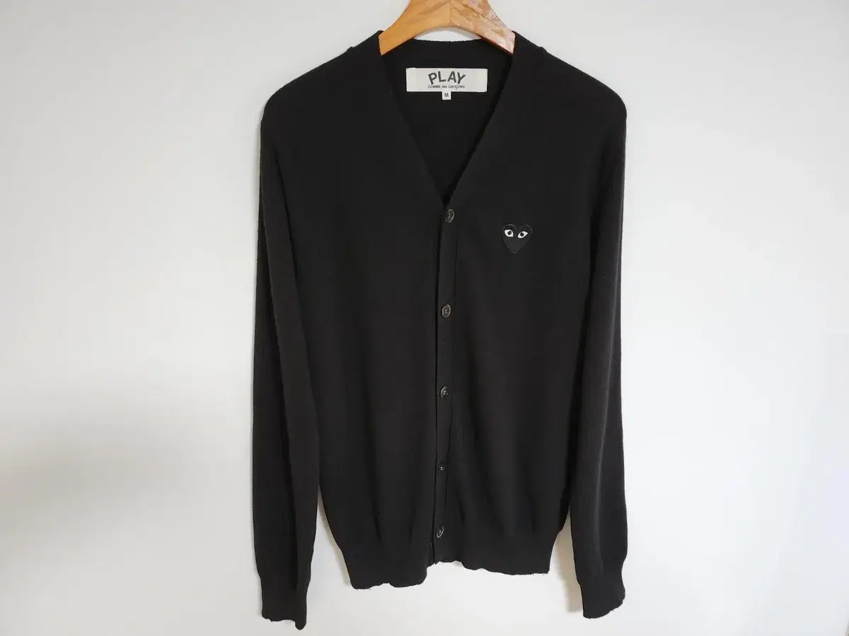 [M] Comme des Garçons Song Black Waffen cardigan for Men