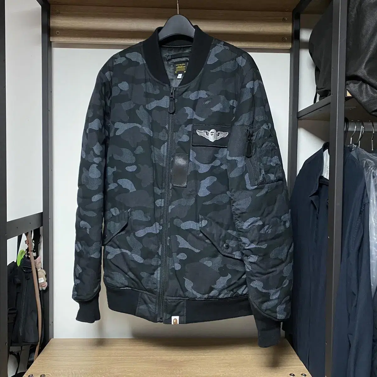 Bape (베이프) 카모 봄버 자켓