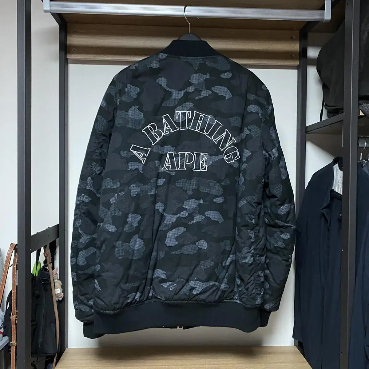 Bape (베이프) 카모 봄버 자켓