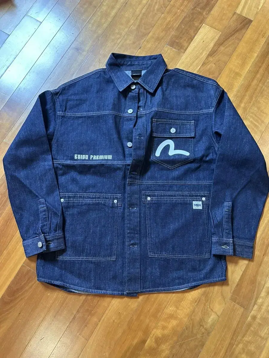 New Arrivals Ebisu Denim Shirt Luxury Southern Jacket XL (110-115) Big Size