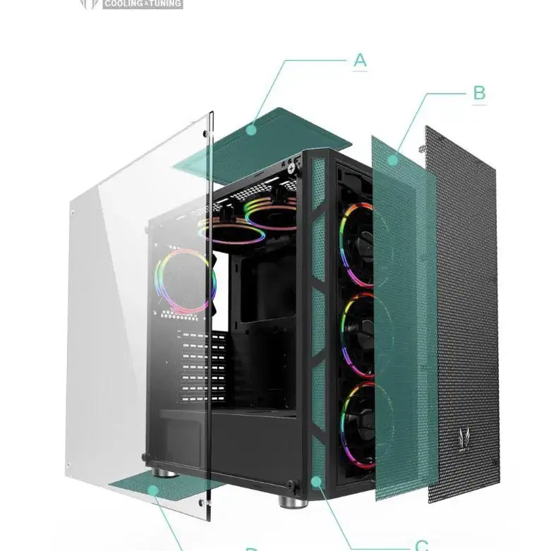 미개봉 3RSYS J700 RGB BLACK (미들타워) 케이스 팝니다