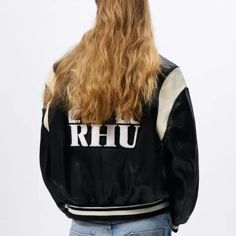 ZARA X RHUIGI 자라 루이지 레더 봄버 재킷