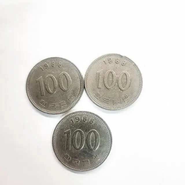 1988년 100원 희귀동전 3개 일괄