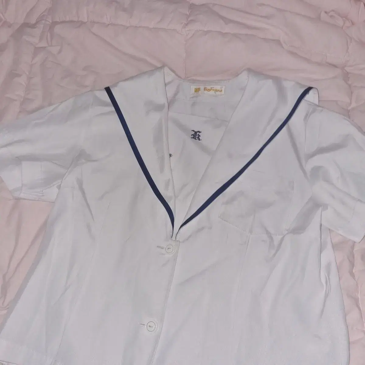 Vintage Ylv Cosplay Gyaru Sanrio STC Jin in Japanese school uniform top